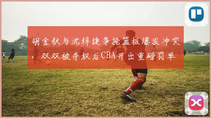 胡金秋与沈梓捷争抢篮板爆发冲突,双双被夺权后CBA开出重磅罚单